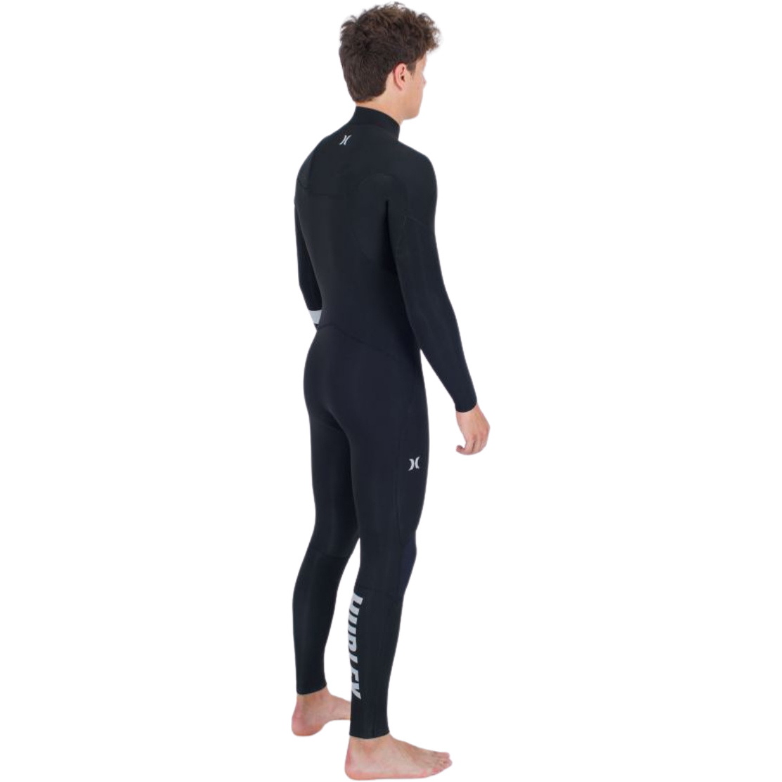 2026 Hurley Männer Advant 3/2mm Brustreißverschluss Neoprenanzug MFS0013322 - Black